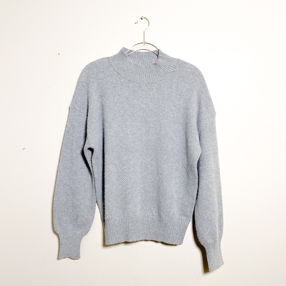 NWT Magaschoni Wool Blend Grey Sweater Size Large